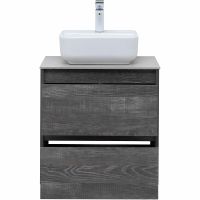 Тумба под раковину Aquanet Nova Lite 60 287889 подвесная Дуб серый — фото 14, Мебель для ванной