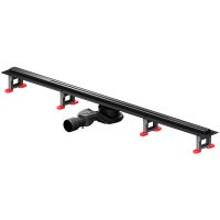 Товар: Душевой лоток AM.PM MasterFlow 100 W01SC-S11-100-05BM с Черной матовой решеткой Slim line - фото 1 Душевой лоток AM.PM MasterFlow 100 W01SC-S11-100-05BM с Черной матовой решеткой Slim line — фото 1, Душевые лотки