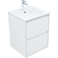 Товар: Тумба под раковину Aquanet Милан 50 336366 подвесная Белый глянец - фото 2 Тумба под раковину Aquanet Милан 50 336366 подвесная Белый глянец — фото 2, Мебель для ванной