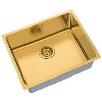 Кухонная мойка Iddis Edifice EDI54B0i77 Матовое золото — фото 1, Кухонные мойки