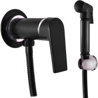 Гигиенический душ со смесителем Rav Slezak Colorado CO147/1CMATC Черный матовый Хром — фото 1, Душевое оборудование. Душевая программа