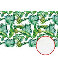 Фреска Ortograf Oasis 32738 Фактура бархат FX Флизелин (4,3*2,7) Белый/Зеленый, Листья/Фрукты — фото 1, Фрески