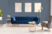 Обои Hygge 77 Colors C6 06 Флизелин (1*10,05) Синий, Однотонные — фото 2, Обои для стен