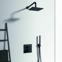 Смеситель для душа Ideal Standard Ceratherm T100 A7522XG с термостатом Silk Black — фото 5, Смеситель для душа