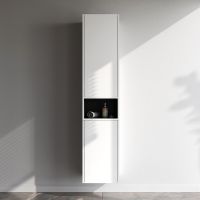 Товар: Ниша для пенала AM.PM Func 40 M8FOH0401WM Белая матовая - фото 4 Ниша для пенала AM.PM Func 40 M8FOH0401WM Белая матовая — фото 4, Мебель для ванной