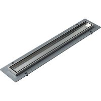 Душевой лоток Logan L002L-550 306889 с решеткой Нержавеющая сталь / под плитку — фото 2, Душевые лотки