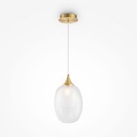 Подвесной светильник Maytoni Modern Aura MOD016PL-01BS Прозрачный Латунь — фото 8, Подвесные светильники