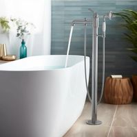 Смеситель для ванны Aquatek Классик Хром арт-AQ1545CR — фото 7, Смесители напольные