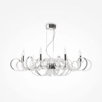 Люстра Maytoni Modern Atlanta MOD051PL-09TR Прозрачная Хром — фото 3, Люстры