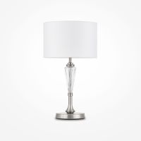Товар: Настольная лампа Maytoni Neoclassic Alicante MOD014TL-01N Белая Никель Прозрачная - фото 3 Настольная лампа Maytoni Neoclassic Alicante MOD014TL-01N Белая Никель Прозрачная — фото 3, Настольные лампы