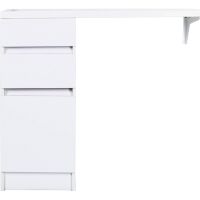 Тумба с раковиной Orange Sistema 100 L ST-40TUW+RAL Белая глянцевая