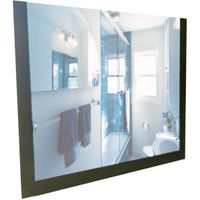 Зеркало Mixline Сура 80 539944 Серое — фото 1, Зеркала в ванную комнату