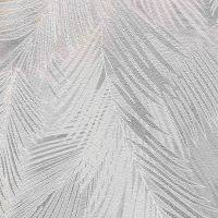 Обои Solo Fiji E200800 Винил на флизелине (1,06*10) Серый/Серебряный, Листья — фото 1, Обои для стен