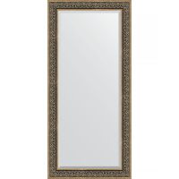 Зеркало Evoform Exclusive 169х79 BY 3605 с фацетом в багетной раме - Вензель серебряный 101 мм — фото 1, Мебель для ванной