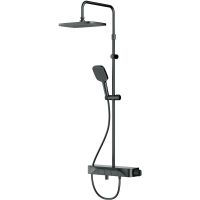 Товар: Душевая система AM.PM Func F078F722 Черная матовая - фото 19 Душевая система AM.PM Func F078F722 Черная матовая — фото 19, Душевые стойки