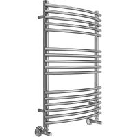 Водяной полотенцесушитель Terminus Марио П16 500х800 4670078530738 Хром, нижнее подключение, G 1/2" ВР, с комплектом вентилей — фото 1, Водяные полотенцесушители