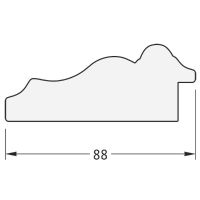 Зеркало Evoform Exclusive-G 89х66 BY 4104 с гравировкой в багетной раме - Римское серебро 88 мм — фото 6, Мебель для ванной