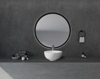 Раковина-чаша Abber Stein 40 AS2617 Белая матовая — фото 4, Раковины накладные