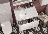 Товар: Тумба под раковину Aquaton Асти 70 1A263001AXD70 подвесная Белая глянцевая - фото 7 Тумба под раковину Aquaton Асти 70 1A263001AXD70 подвесная Белая глянцевая — фото 7, Мебель для ванной