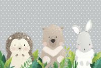 Товар: Фреска детская Ortograf Для самых маленьких 33700 Фактура флок FLK Флизелин (4*2,7) Серый, Животные/Горох - фото 2 Фреска детская Ortograf Для самых маленьких 33700 Фактура флок FLK Флизелин (4*2,7) Серый, Животные/Горох — фото 2, Фрески