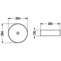 Товар: Раковина-чаша Vincea 39 VBS-216MA Антрацит матовый - фото 3 Раковина-чаша Vincea 39 VBS-216MA Антрацит матовый — фото 3, Раковины накладные