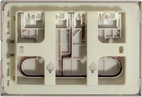 Клавиша смыва Allen Brau Project Color 9.2PR01.BD Бордо — фото 3, Кнопки смыва