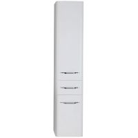 Шкаф пенал Aquanet Виченца 36 196964 Белый глянец — фото 1, Пеналы для ванной комнаты