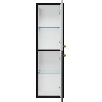 Товар: Шкаф пенал Brevita 50 Shades of Grey Кристиан 35 R Кри-05035-01-01П подвесной Черный матовый Серый матовый - фото 3 Шкаф пенал Brevita 50 Shades of Grey Кристиан 35 R Кри-05035-01-01П подвесной Черный матовый Серый матовый — фото 3, Мебель для ванной