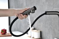 Товар: Смеситель для кухни Paulmark Serpentine Se213222-GM Вороненая сталь - фото 15 Смеситель для кухни Paulmark Serpentine Se213222-GM Вороненая сталь — фото 15, Смесители