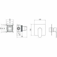 Товар: Смеситель для душа Aquatek Оберон AQ1266CR Хром - фото 2 Смеситель для душа Aquatek Оберон AQ1266CR Хром — фото 2, Смеситель для душа