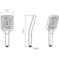 Душевая система Vincea VSFW-4211MB Черная матовая — фото 9, Встраиваемые душевые комплекты