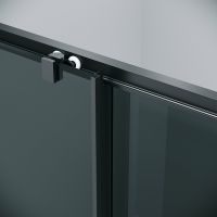 Товар: Душевая дверь Grossman Cosmo 130 100.K33.02.130.21.10 профиль Черный матовый стекло тонированное - фото 8 Душевая дверь Grossman Cosmo 130 100.K33.02.130.21.10 профиль Черный матовый стекло тонированное — фото 8, Душевые двери в нишу