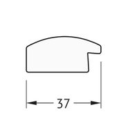 Зеркало Evoform Definite 130х70 BY 0749 в багетной раме - Клен 37 мм — фото 5, Мебель для ванной