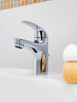 Смеситель для раковины Grohe Baucurve 32805000 Хром — фото 8, Смесители