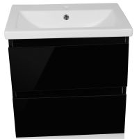 Тумба под раковину Style Line Даймонд 60 Люкс Plus подвесная Белый глянец арт-СС-00000500 — фото 4, Тумбы под раковину