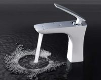 Смеситель для раковины Timo Helmi 4061/00-16F Хром Белый — фото 2, Смесители для раковины