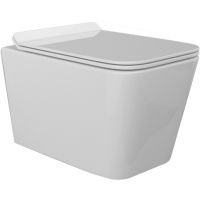 Унитаз beWash Kraft BKWHR005510 подвесной Белый глянец с сиденьем Микролифт — фото 1, Унитазы