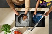 Смеситель для кухни Hansgrohe Metris Select M71 14834000 Хром — фото 5, Смесители для кухни