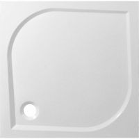 Душевой поддон из искусственного камня Эстет Гамма 80х80 ФР-00000757 Белый — фото 1, Душевые поддоны из искусственного камня