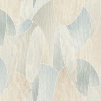Обои RASCH Vitrage 974812 Винил на флизелине (1,06*10,05) Бежевый/Бирюзовый/Серый, Геометрия — фото 1, Обои для стен