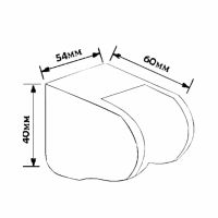 Держатель ручного душа Orange O-Shower OWB-A-W Белый матовый — фото 3, Душевое оборудование. Душевая программа