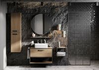 Тумба под раковину Aquaton Лофт Фабрик 80 1A242401LTDY0 подвесная Дуб кантри — фото 16, Тумбы под раковину