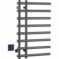 Электрический полотенцесушитель Boheme Uno 722-SGM Антрацит глянец — фото 1, Электрические полотенцесушители