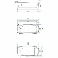Товар: Акриловая ванна Allen Brau Infinity 3 170x78 2.21003.20 без гидромассажа - фото 13 Акриловая ванна Allen Brau Infinity 3 170x78 2.21003.20 без гидромассажа — фото 13, Ванны