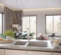 Кухонная мойка Domaci Бьелла DMC-76K GWS-76K-310 Серая — фото 3, Кухонные мойки