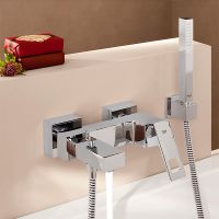 Смеситель для ванны Grohe Eurocube 23140000 Хром — фото 4, Смеситель для ванны