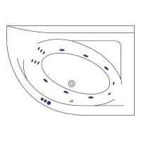 Товар: Акриловая ванна Excellent Aquarella 150x100 R WAEX.ARP15.SMART.GL с гидромассажем - фото 7 Акриловая ванна Excellent Aquarella 150x100 R WAEX.ARP15.SMART.GL с гидромассажем — фото 7, Ванны