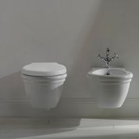 Унитаз Globo Paestum PAS03.BI подвесной без сиденья — фото 2, Унитазы