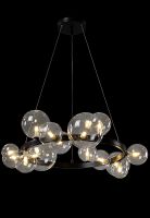 Товар: Люстра Crystal Lux Agata SP15 V2 Black Transparente Прозрачная Черная - фото 4 Люстра Crystal Lux Agata SP15 V2 Black Transparente Прозрачная Черная — фото 4, Люстры