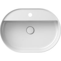 Раковина Ravak Ceramic Slim Shelf O 55 XJX01155003 Белая — фото 3, Раковины